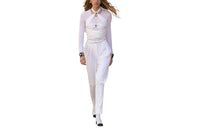 CHANEL Casual Pants Women's White