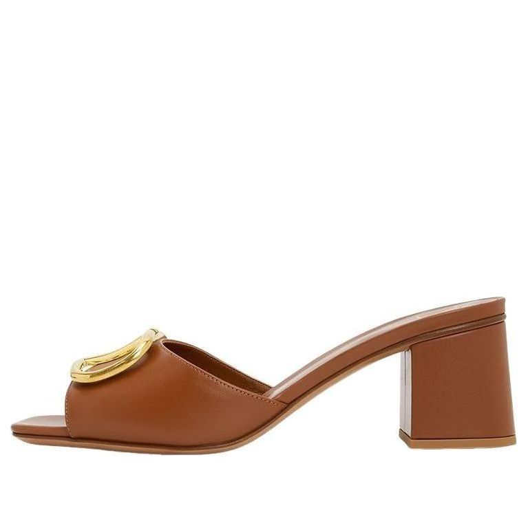(WMNS) Valentino SS25 V Logo Signature Sandal 'Brown' S0HA6DSHHG5