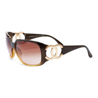 CHANEL 2000s CC-plaque Oversize Sunglasses