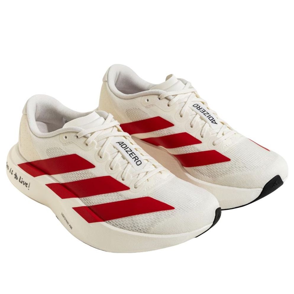 adidas Adizero Evo SL 'White Red' JS1182