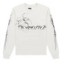 Sp5der White Wait Long-Sleeve T-Shirt 'White' TE032SS26WHT