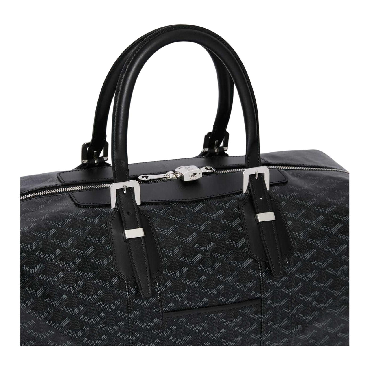 GOYARD Bowling45 Canvas Travel Bag Unisex Pitch Black