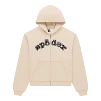 SP5DER Mixed Stone Og V2 Zip Hoodie 'Cream' ST019SS26CRM