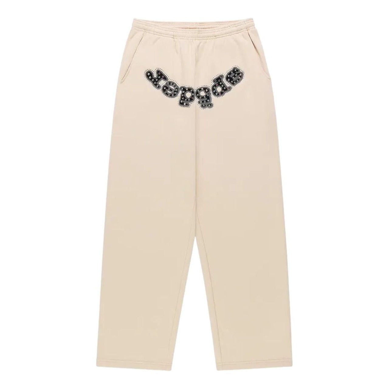 SP5DER Mixed Stone Og Logo Sweatpant 'Cream' SB017SS26CRM