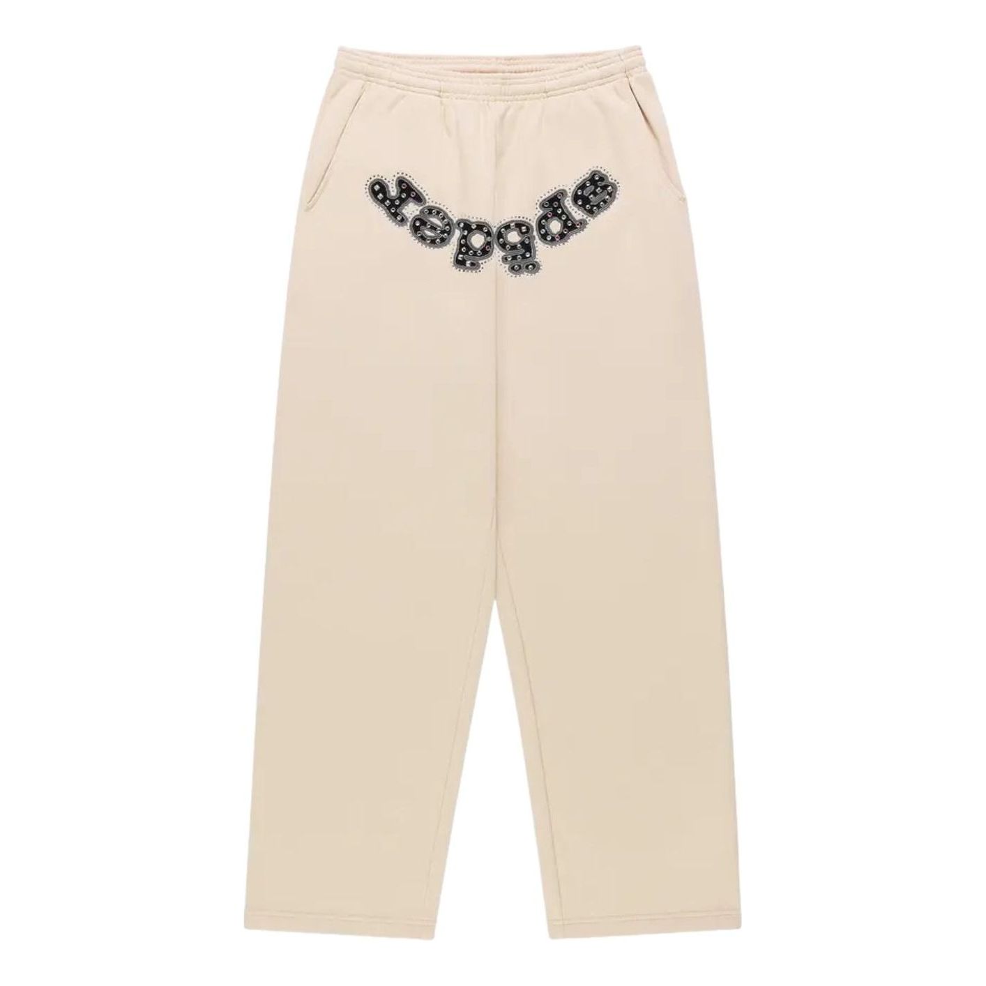 SP5DER Mixed Stone Og Logo Sweatpant 'Cream' SB017SS26CRM