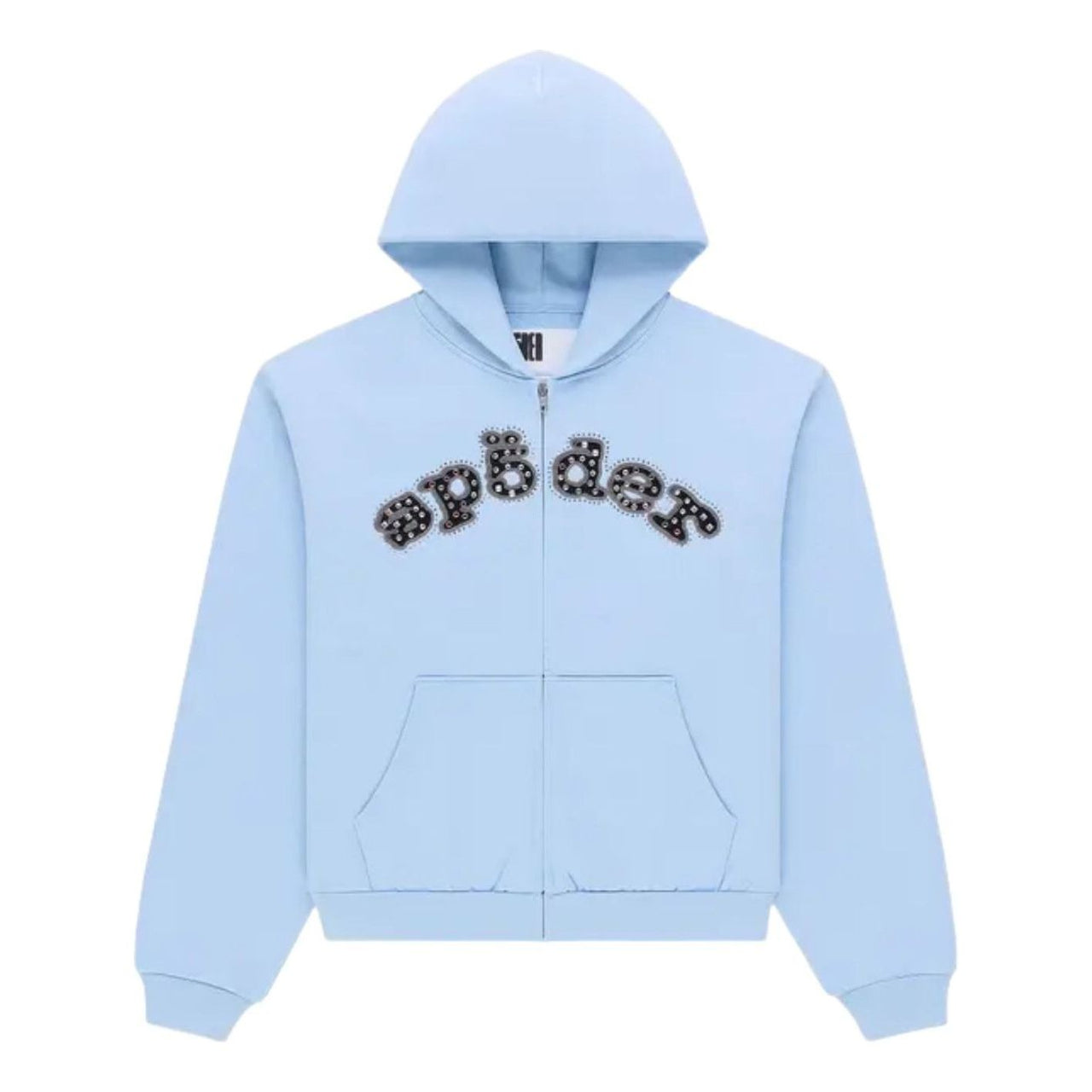 SP5DER Mixed Stone Og V2 Zip Hoodie 'Rock Blue' ST019SS26RBL