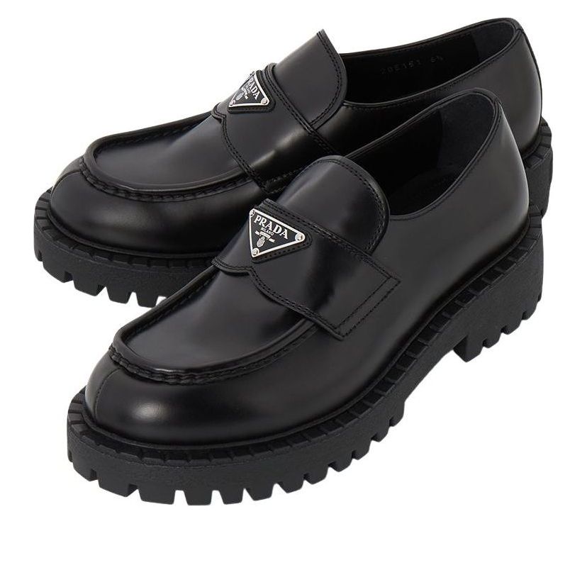 PRADA FW25 Lug Sole Loafer 'Black' 2DE151-B4L-F0002