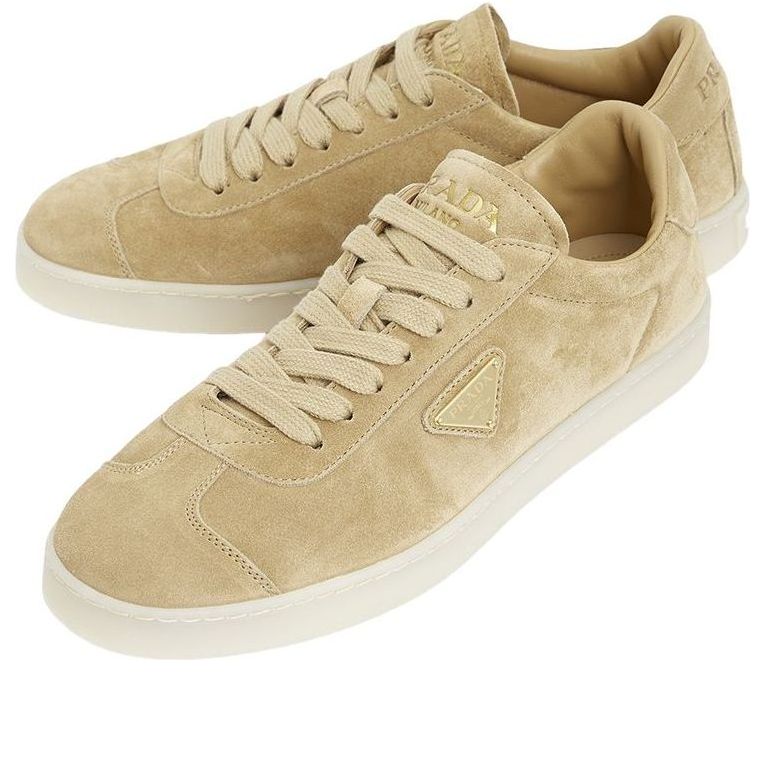 PRADA FW25 Lane Suede 'Sand' 2EE394-E1D-F0379