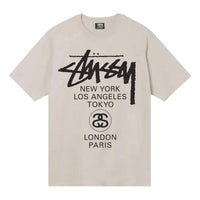 Stussy World Tour T-Shirt 'Smoke' 3903713-SMOK