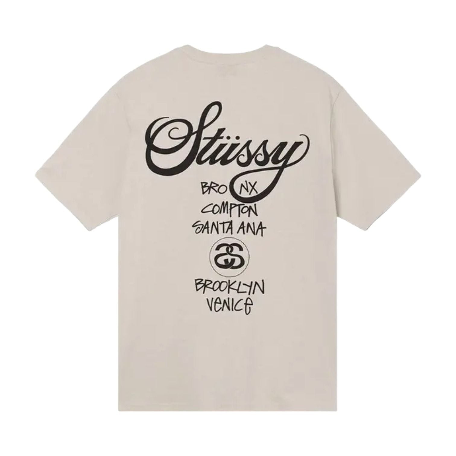 Stussy World Tour T-Shirt 'Smoke' 3903713-SMOK