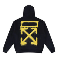 Off-White Sprayed Arrow Hoodie 'Black' 44OWOS26K060-001