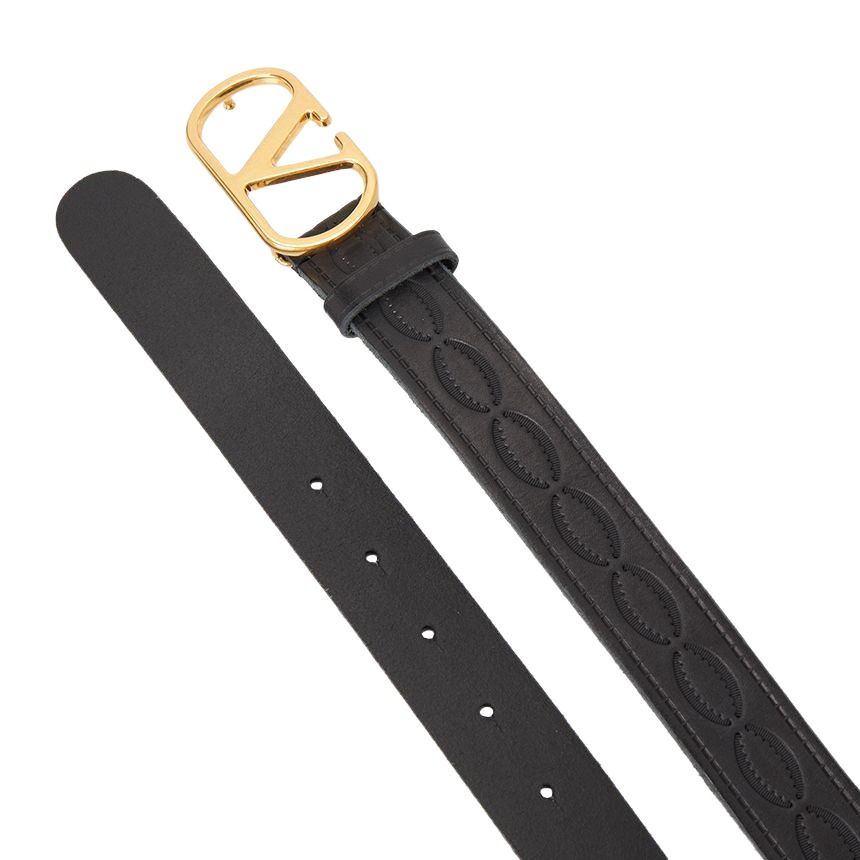 Valentino FW25 V-Logo Signature Belt 'Black' T0SM3ZIM0NO