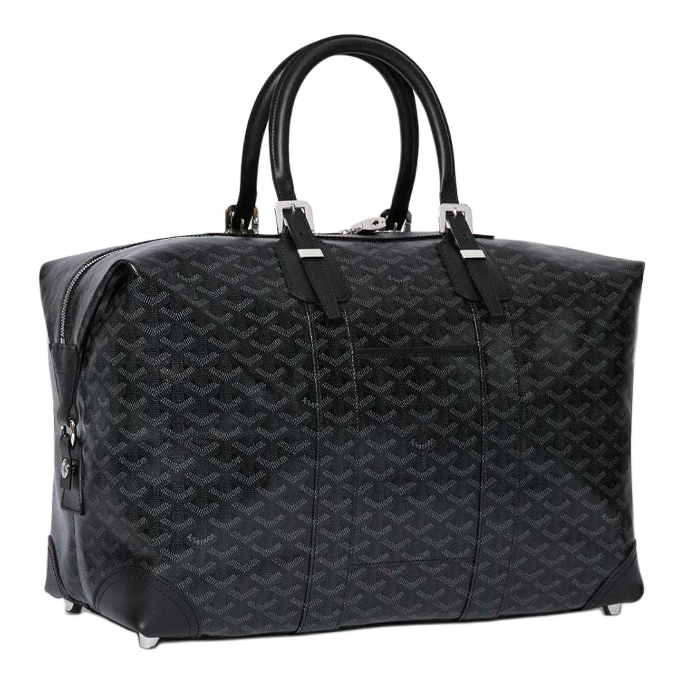 GOYARD Bowling45 Canvas Travel Bag Unisex Pitch Black