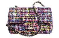 CHANEL Fabric Crossbody Bag Shoulder Bag Women's Multicolor