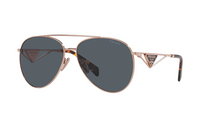 PRADA Metal Aviator Sunglasses Women's Gold
