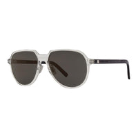 DIOR Acetate Oval Sunglasses Men's Gray