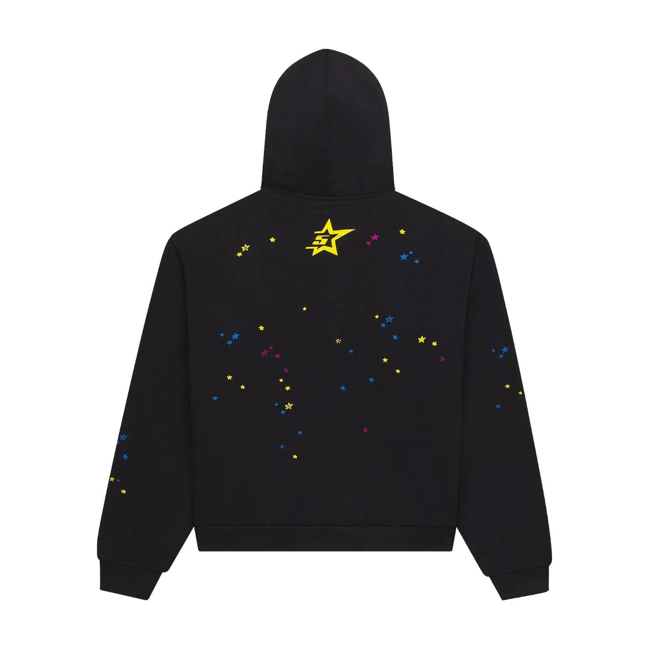 Sp5der Punk V2 Zip Up 'Black' ST046SS26BLK