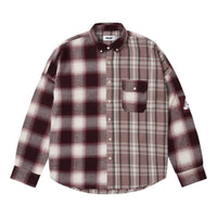 Palace SS26 Patchy Flannel Shirt 'Red' P30SHT004