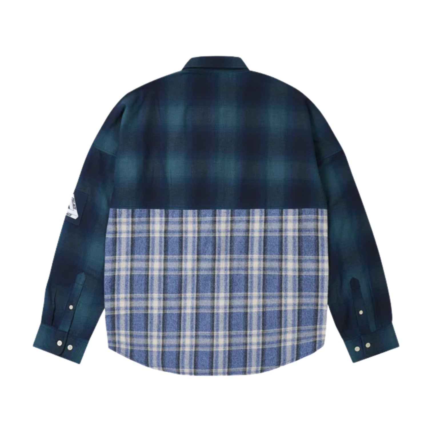 Palace SS26 Patchy Flannel Shirt 'Blue' P30SHT005