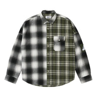 Palace SS26 Patchy Flannel Shirt 'Green' P30SHT007