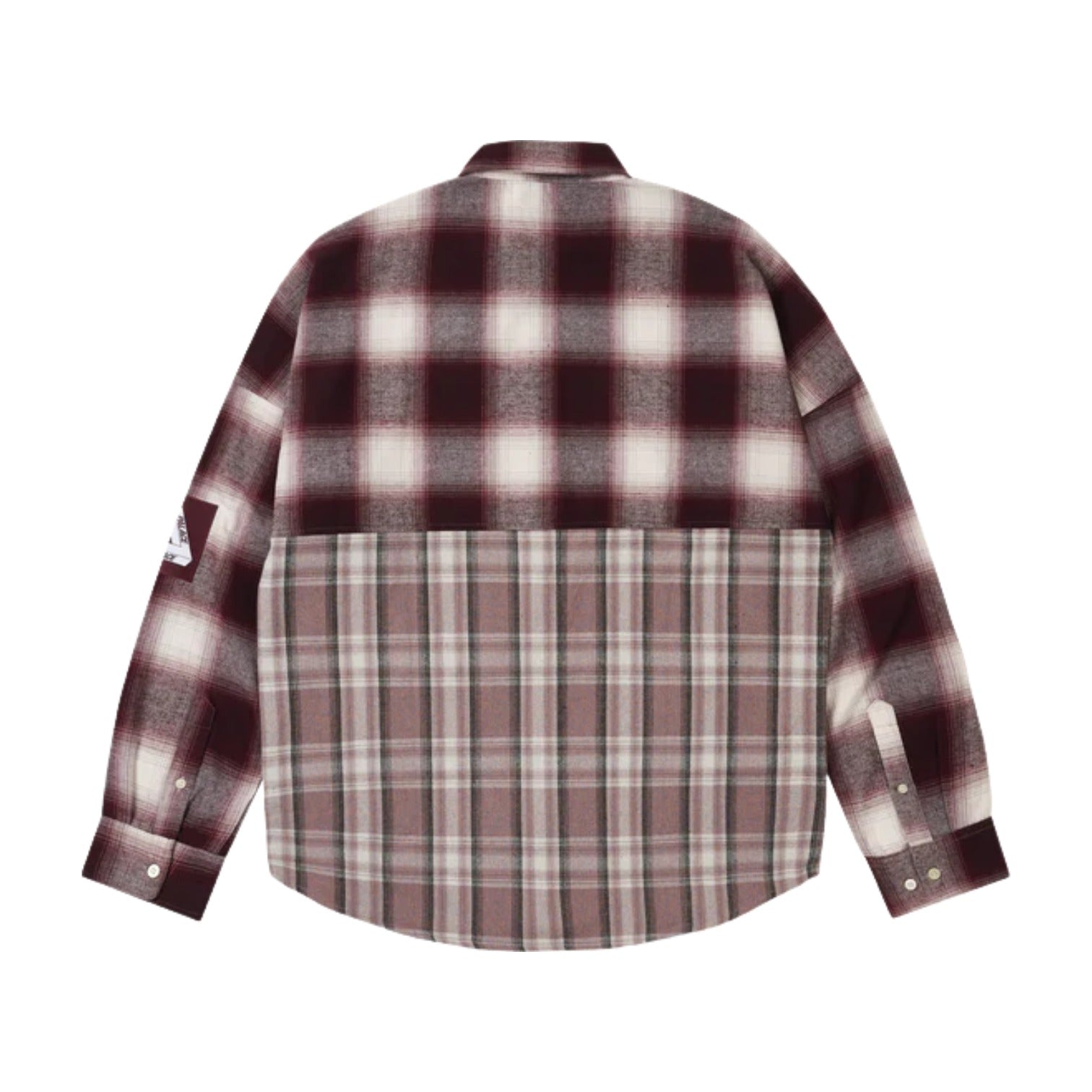 Palace SS26 Patchy Flannel Shirt 'Red' P30SHT004