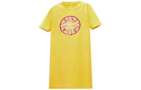 HERMES Short-Sleeved Dresses Women's Ginger Yellow