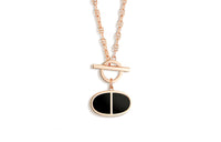 HERMES Chaine D'ancre Verso Karat Gold Necklaces Women's