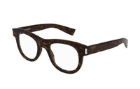 SAINT LAURENT Eyewear Tortoiseshell effect Round frame Glasses