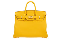 HERMES Birkin Cow Leather Birkin Bag Handbags Regular Women's Amber Yellow