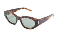 SAINT LAURENT Bold Geo Oval-frame Sunglasses
