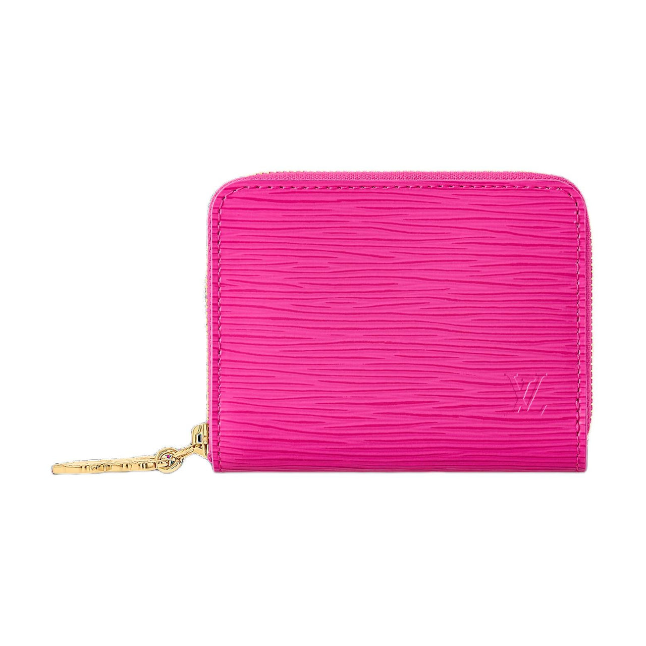 LOUIS VUITTON TM Zippy Coin Purse Collaboration Cow Leather Wallet Women's Pink