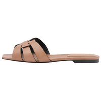 SAINT LAURENT Open Toe Slip On Sandals Women's