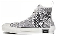 DIOR And Shawn B23 High Top Black White Embroidery