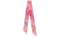 HERMES Silk Scarves Women's Pink