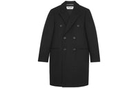 SAINT LAURENT Double Breasted Long Sleeved Coat