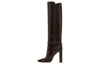 SAINT LAURENT Knee-high Boots Women's Dark Brown