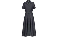 DIOR FW21 Short-Sleeved Dresses Women's Dark Blue