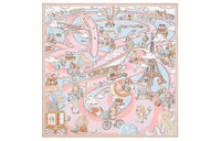 LOUIS VUITTON Silk Scarves Women's Pink