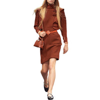 CHANEL 24 Fall And Winter Sleeveless Dress Women's Brown