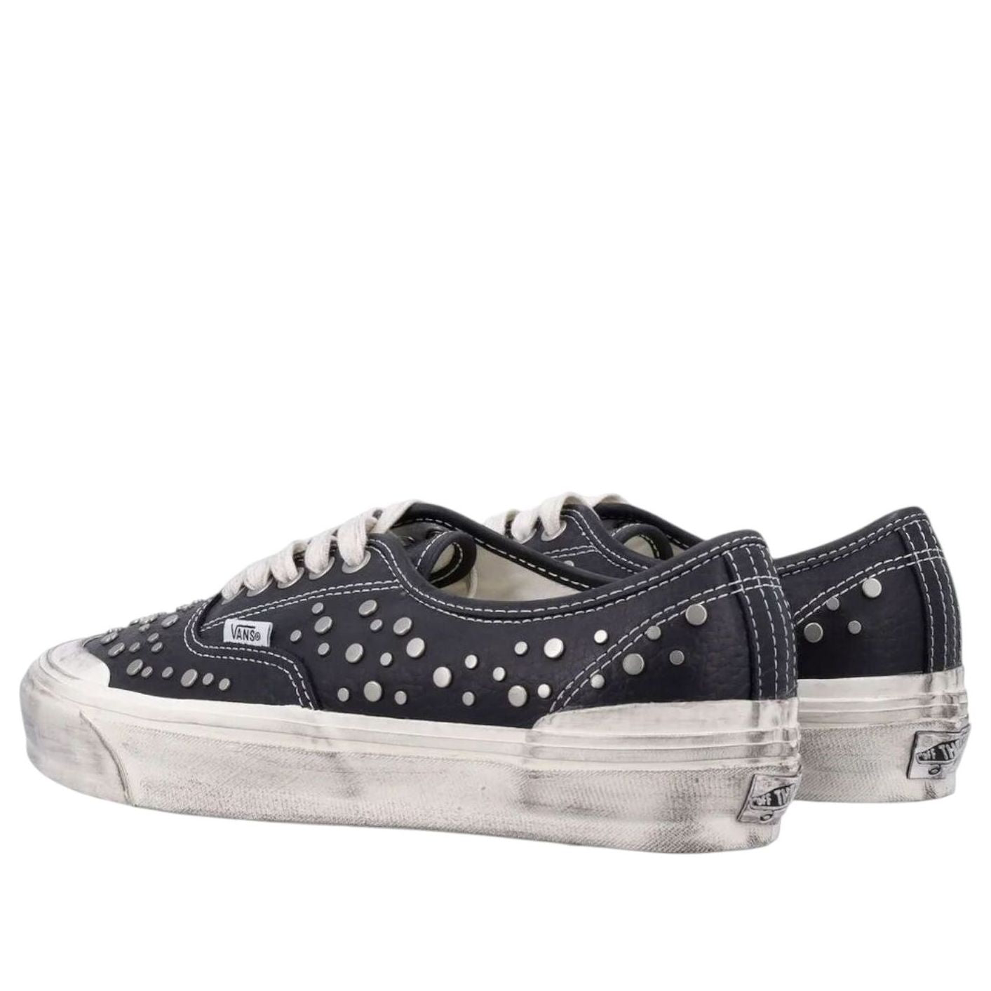 Vans Premium Authentic Studded Leather 'Nocturnal Black' VN000EGZBPR