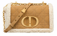 DIOR Sheepskin Crossbody Bag, Shoulder Bag Regular Women's Camel
