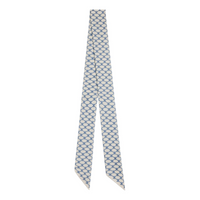 CELINE Silk Scarves Women's Light Blue