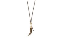 SAINT LAURENT Brass Necklaces Women's Gold