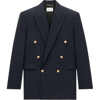 SAINT LAURENT Jackets & Coats Men's Marine Blue