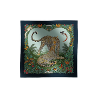 HERMES Silk Scarves Women's Green