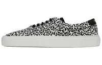 SAINT LAURENT Low Top Skateboard Shoes Women's Black White