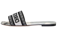 DIOR Dway Slip Resistant Slide Slippers Women's White Black