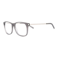 SAINT LAURENT Acetate Metal Square Eyeglass Frames Men's Gray