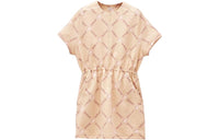 HERMES Short-Sleeved Dresses Women's Pink