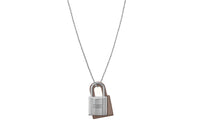 HERMES O'Kelly Leather, Metal Necklaces Women's